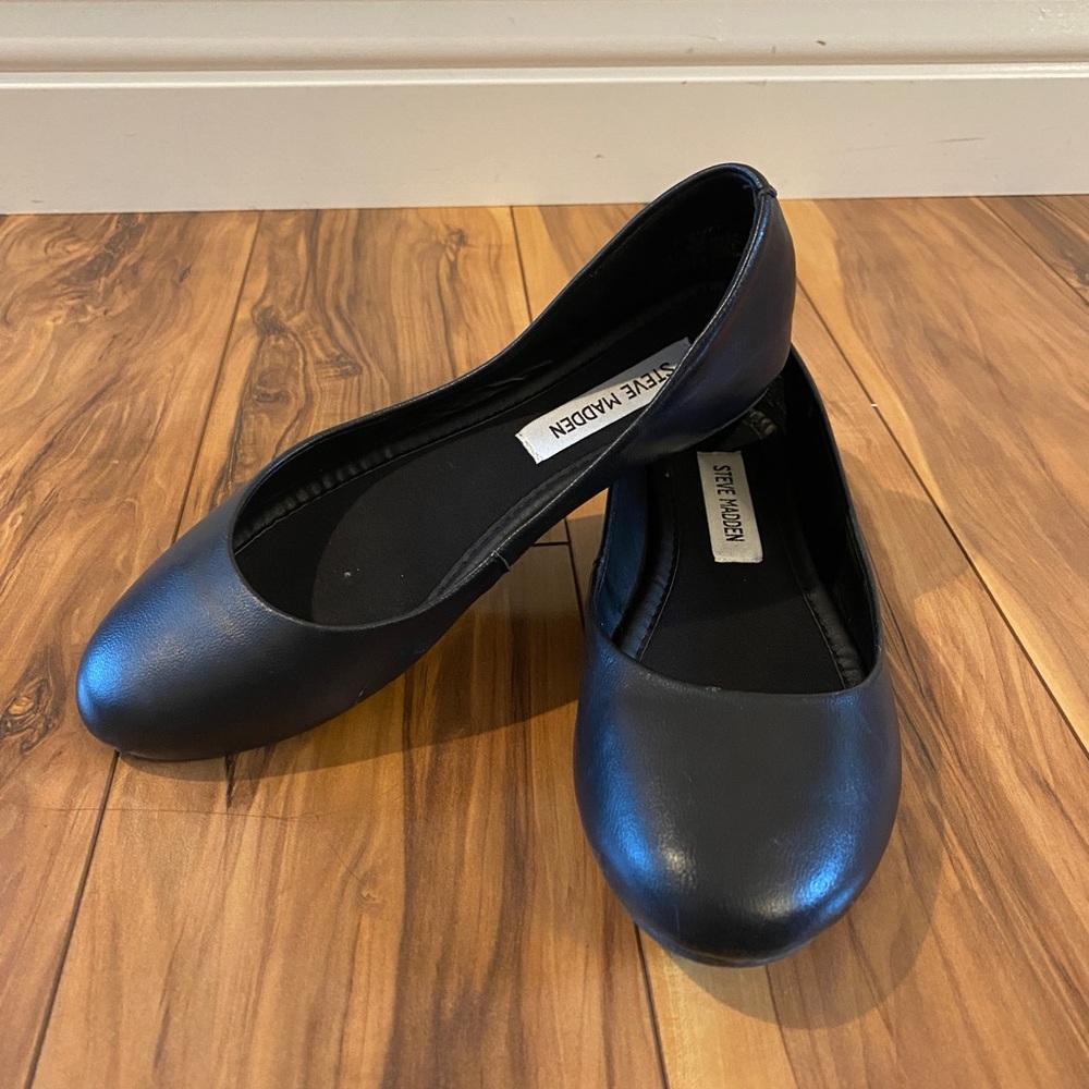 Steve Madden Black P-Heaven Flats